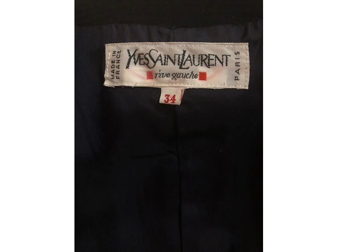 YVES SAINT LAURENT Giacche T.fr 34 WOOL - vista 7