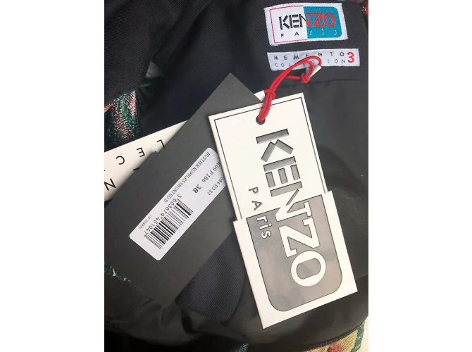 KENZO Vestidos T.fr 38 Algodón Verde - vista 8