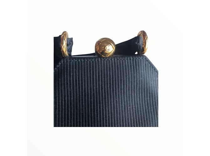 CHANEL  Handbags T.  silk Black - view 5