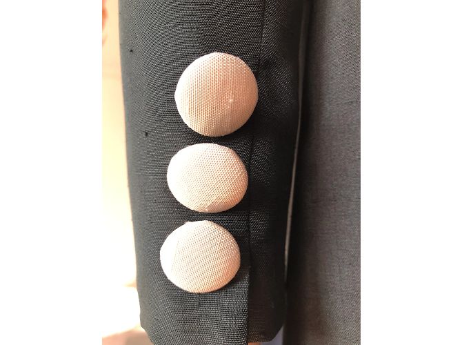 CHRISTIAN DIOR Chaquetas T.fr 38 Seda Negro - vista 9