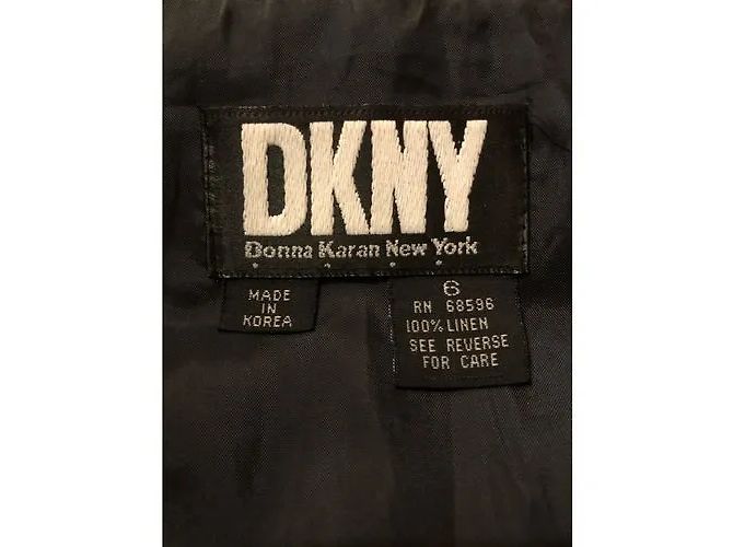 DKNY Jacken T.fr 38 Leinen- Blau - Ansicht 6