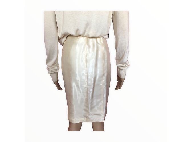 THIERRY MUGLER Gonne T.fr 36 silk Crudo - vista 6