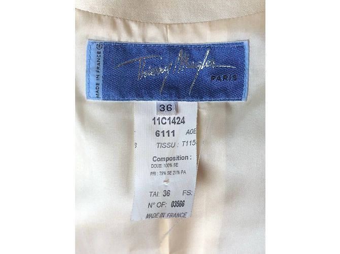 THIERRY MUGLER Gonne T.fr 36 silk Crudo - vista 7