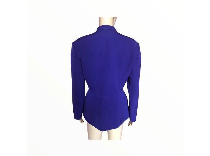 Thierry Mugler MUGLER Jacken T.fr 38 Wolle Lila - Ansicht 2