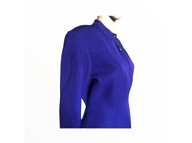 Thierry Mugler MUGLER Jacken T.fr 38 Wolle Lila - Ansicht 5