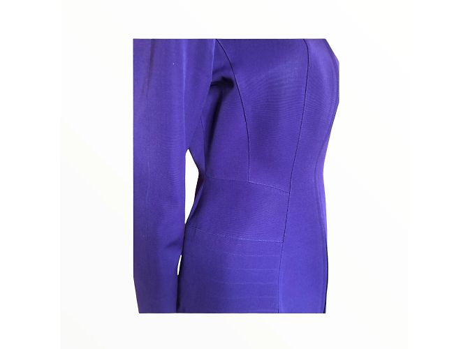Thierry Mugler MUGLER Jacken T.fr 38 Wolle Lila - Ansicht 6