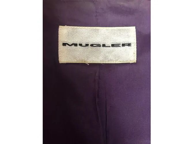 Thierry Mugler MUGLER Jacken T.fr 38 Wolle Lila - Ansicht 7