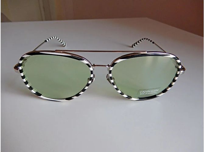CALVIN KLEIN Gafas de sol T.  metal Negro - vista 2