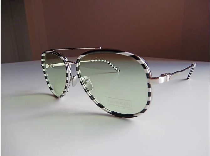 CALVIN KLEIN Gafas de sol T.  metal Negro - vista 4