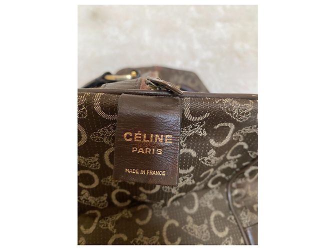 Borsa Boston Celine Daoust Monogramma Marrone Scuro - vista 6
