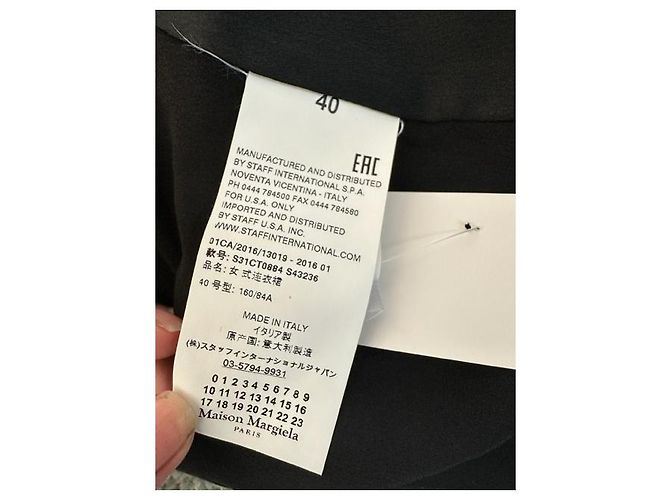 Maison Martin Margiela Maison Margiela Netzkleid Schwarz - Ansicht 10