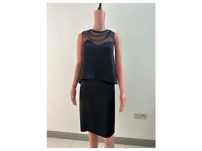 Maison Martin Margiela Maison Margiela Netzkleid Schwarz - Ansicht 4