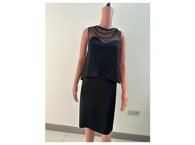 Maison Martin Margiela Maison Margiela Netzkleid Schwarz - Ansicht 5