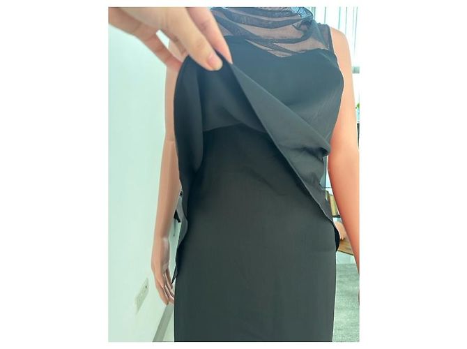 Maison Martin Margiela Maison Margiela Netzkleid Schwarz - Ansicht 7