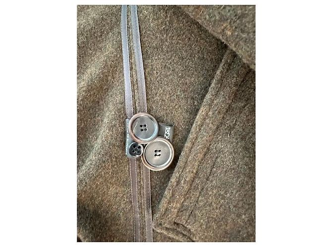 ISABEL MARANT Abrigo largo Abrigos Cachemira Castaño - vista 12