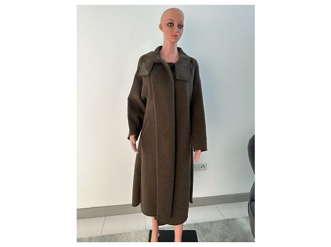 ISABEL MARANT Abrigo largo Abrigos Cachemira Castaño - vista 5