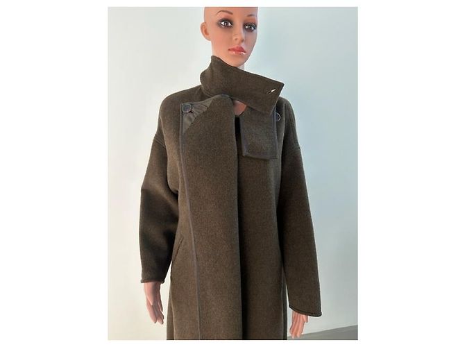 ISABEL MARANT Abrigo largo Abrigos Cachemira Castaño - vista 6