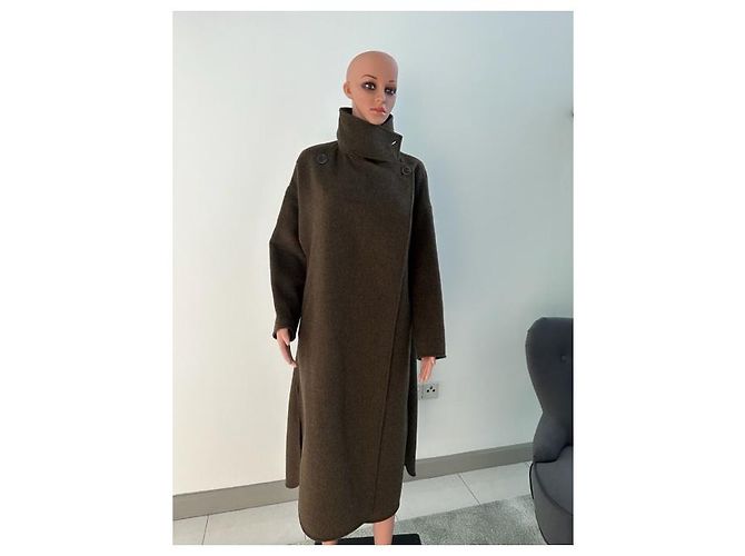 ISABEL MARANT Abrigo largo Abrigos Cachemira Castaño - vista 7