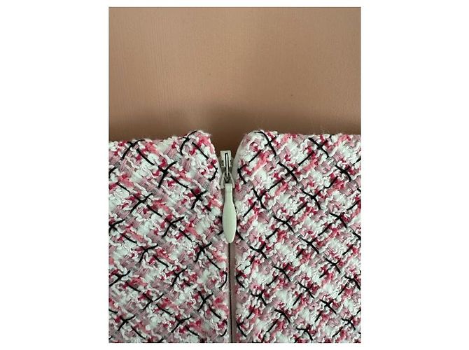 Chanel 14SS Fantasy Tweed-Kleid Pink - Ansicht 10