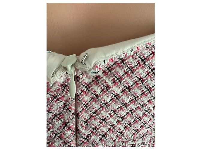 Chanel 14SS Fantasy Tweed-Kleid Pink - Ansicht 11