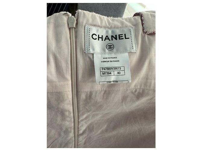 Chanel 14SS Fantasy Tweed-Kleid Pink - Ansicht 15