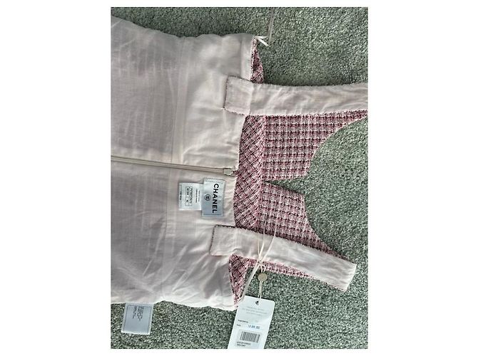 Chanel 14SS Fantasy Tweed-Kleid Pink - Ansicht 16