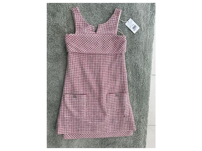 Chanel 14SS Fantasy Tweed-Kleid Pink - Ansicht 18
