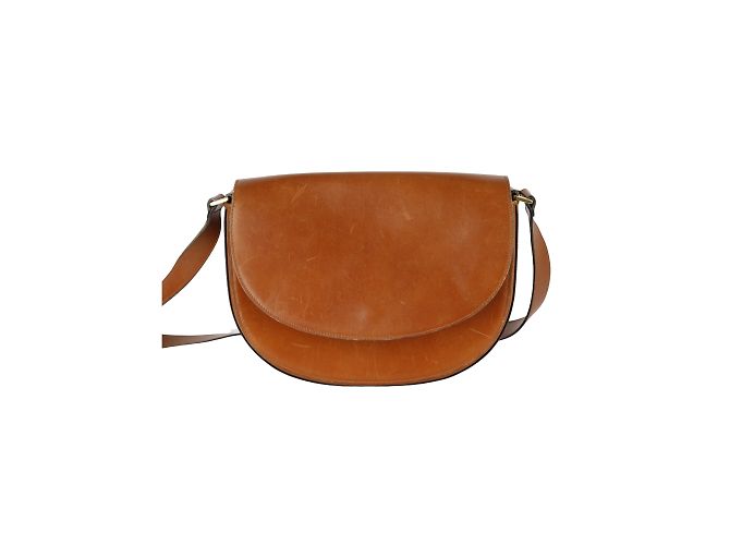Tanino Crisci Leder-Umhängetasche Beige - Ansicht 4