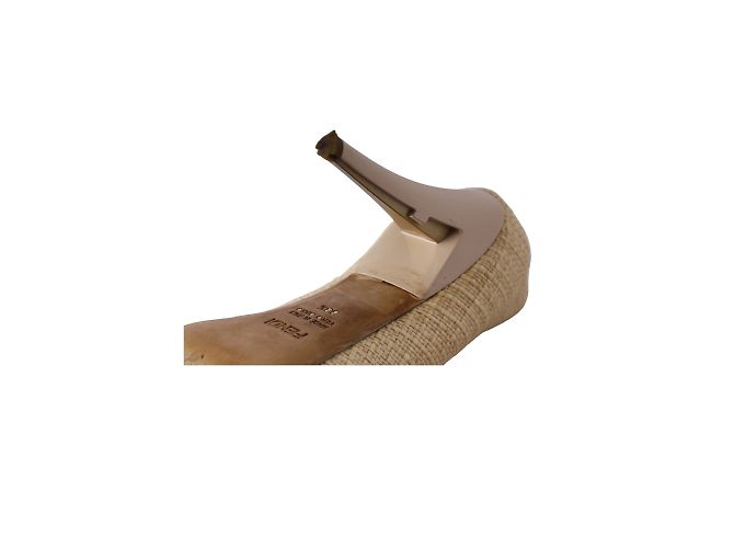Fendi Peep-Toe-Pumps mit asymmetrischer Schleife Fleisch - Ansicht 5