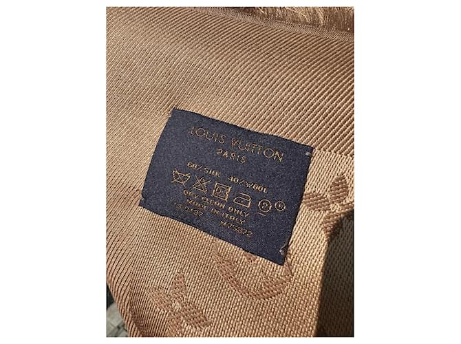 Louis Vuitton Monogramm Schal Caramel Seide Karamell - Ansicht 4