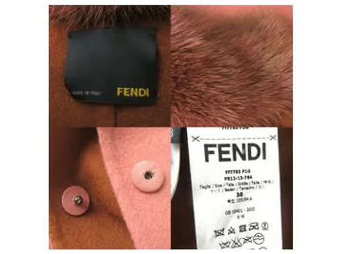 Collar Mujer FENDI Visón Rosa - vista 18