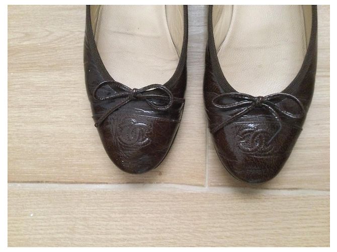 Cambon Chanel Ballerine Marrone - vista 4