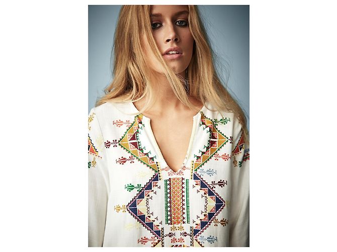 Kate Moss For Topshop Besticktes Tunikakleid Mehrfarben - Ansicht 3