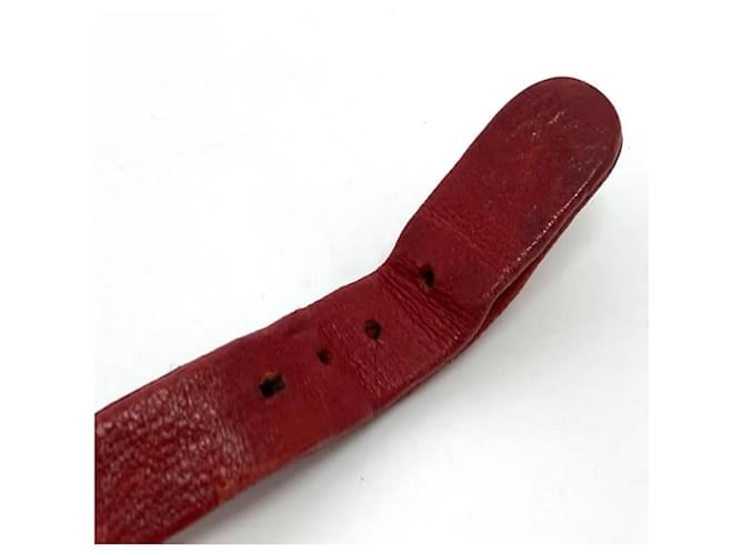 Bracciale a catena Chanel CC Coco Mark Rosso - vista 11