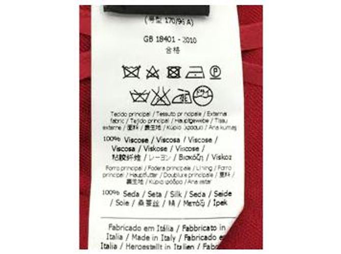 Fendi ärmelloses Kleid Rayon Rot - Ansicht 17