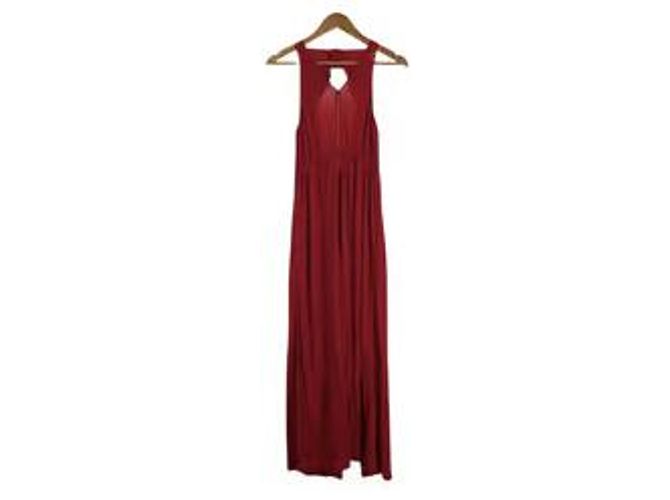 Fendi ärmelloses Kleid Rayon Rot - Ansicht 18