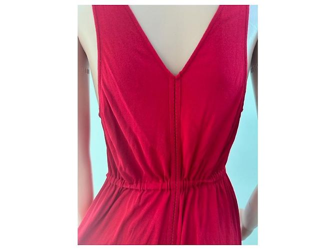 Fendi ärmelloses Kleid Rayon Rot - Ansicht 5