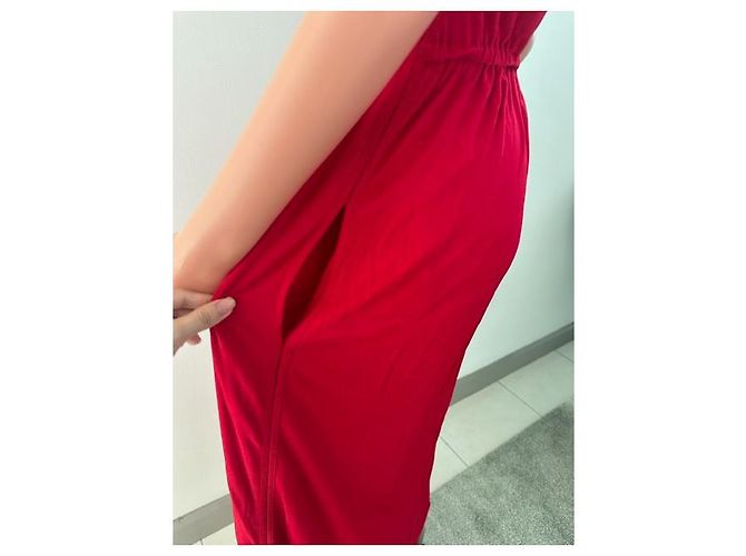 Fendi ärmelloses Kleid Rayon Rot - Ansicht 6