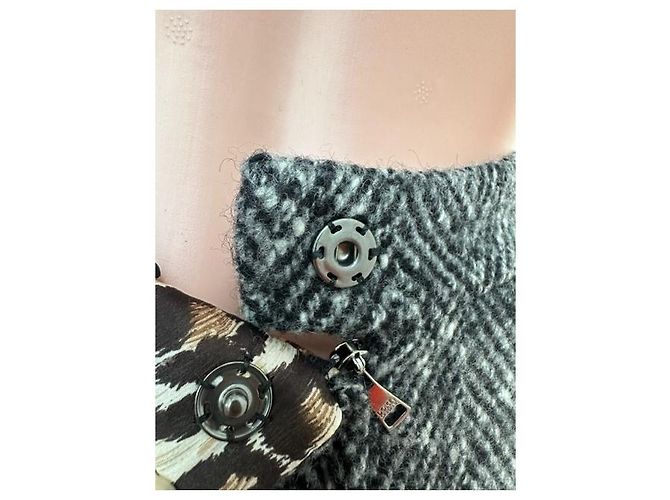 DOLCE & GABBANA ◆ Leoparden-Rockfutter Grau - Ansicht 5