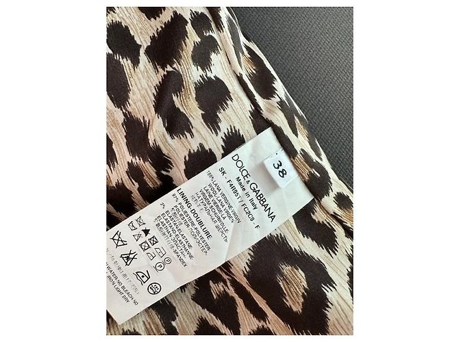 DOLCE & GABBANA ◆ Leoparden-Rockfutter Grau - Ansicht 7