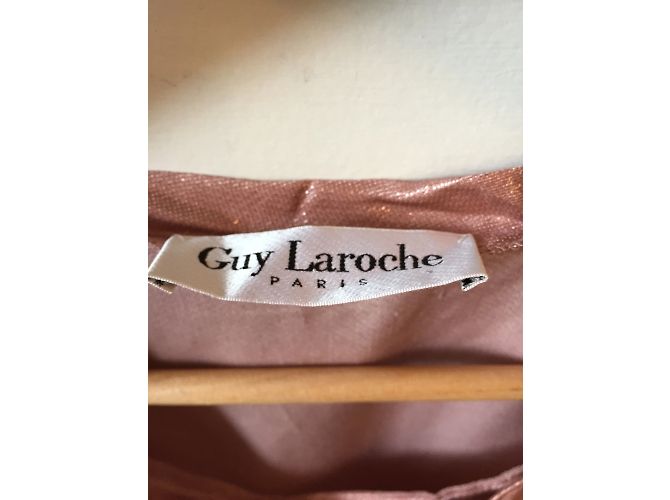 GUY LAROCHE Tops T.FR 36 Sintético Rosa - vista 3