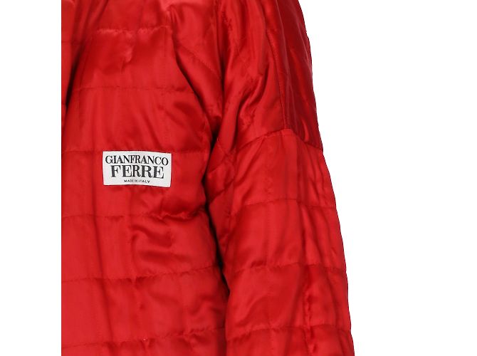 Exotische Lederjacke von Gianfranco Ferré Rot - Ansicht 6