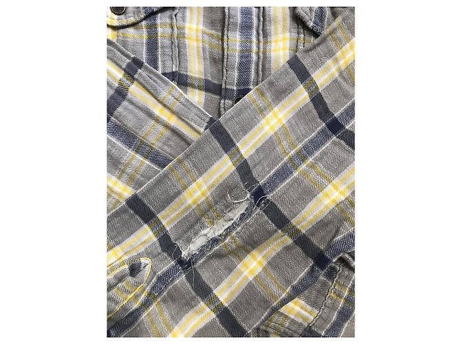 SAINT LAURENT Tops T.Internacional M Algodón Gris - vista 4