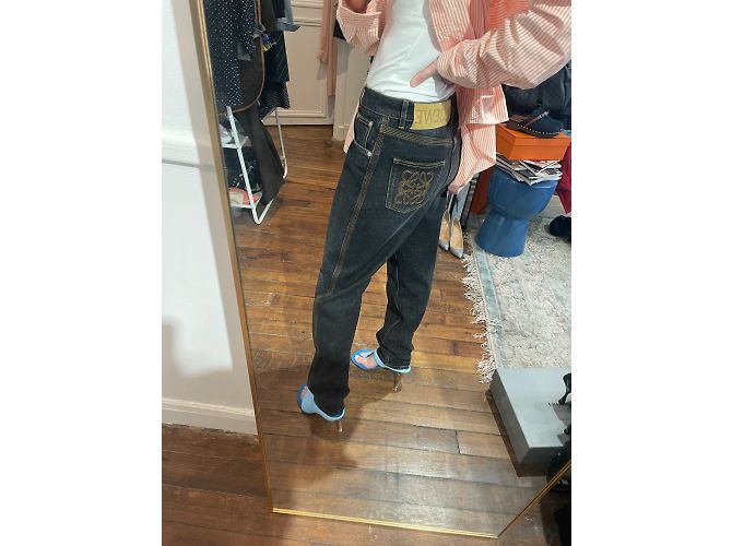 LOEWE Jeans T.FR 40 Cotone Blu - vista 10