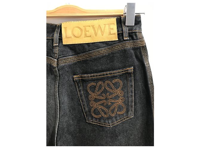LOEWE Jeans T.FR 40 Cotone Blu - vista 4