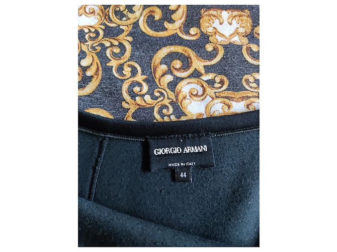 Falda negra Giorgio Armani de poliéster Negro - vista 4