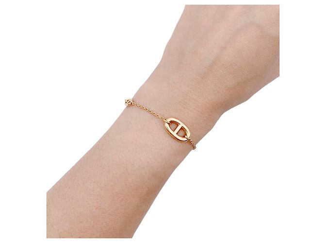 Chaîne d'ancre Hermès Hermes-Armband, "Farandole", Rotgold. - Ansicht 6