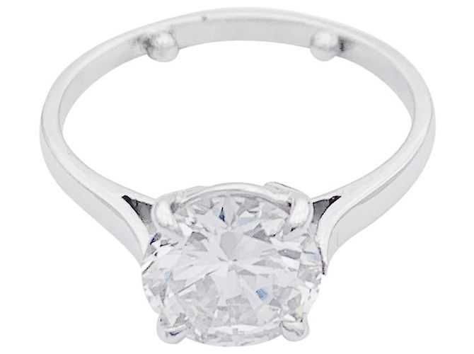 inconnue Diamant-Solitärring. - Ansicht 3