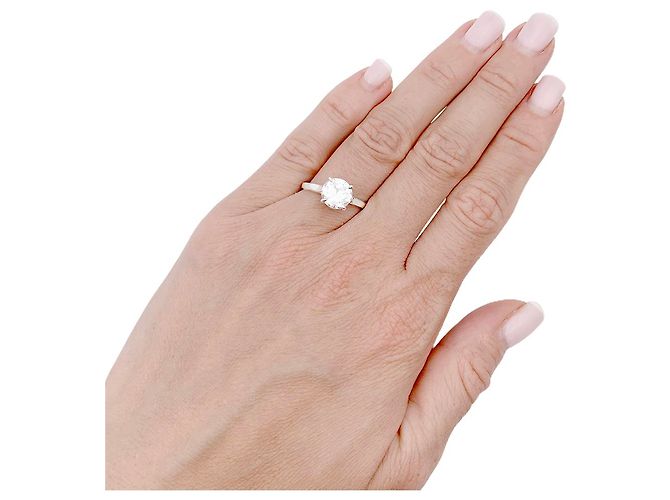 inconnue Diamant-Solitärring. - Ansicht 7