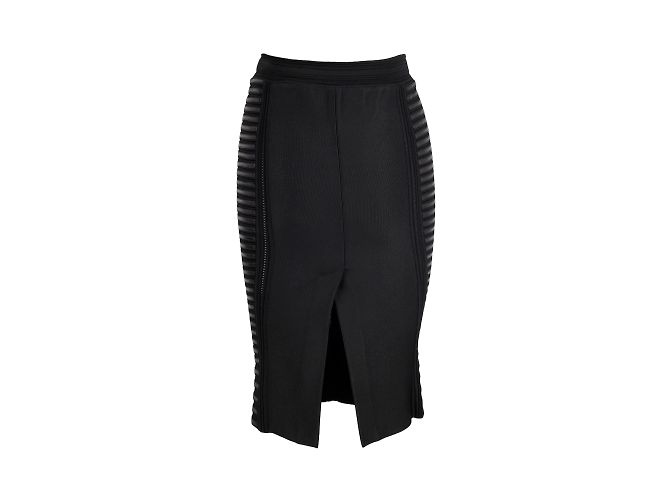 Falda midi elástica Roberto Cavalli Negro - vista 3